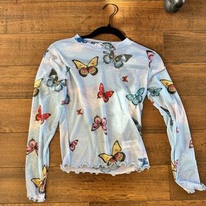 Mesh Butterfly Top